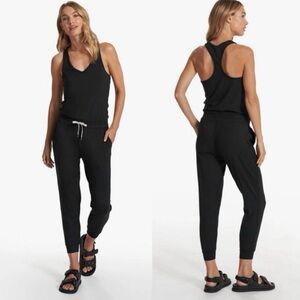 Vuori Lux Harem Jumpsuit in Black, Size Small
